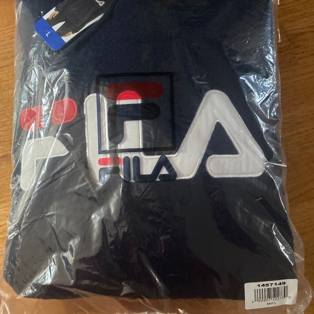 Fila Fleece Hoodie Women’s Large Navy